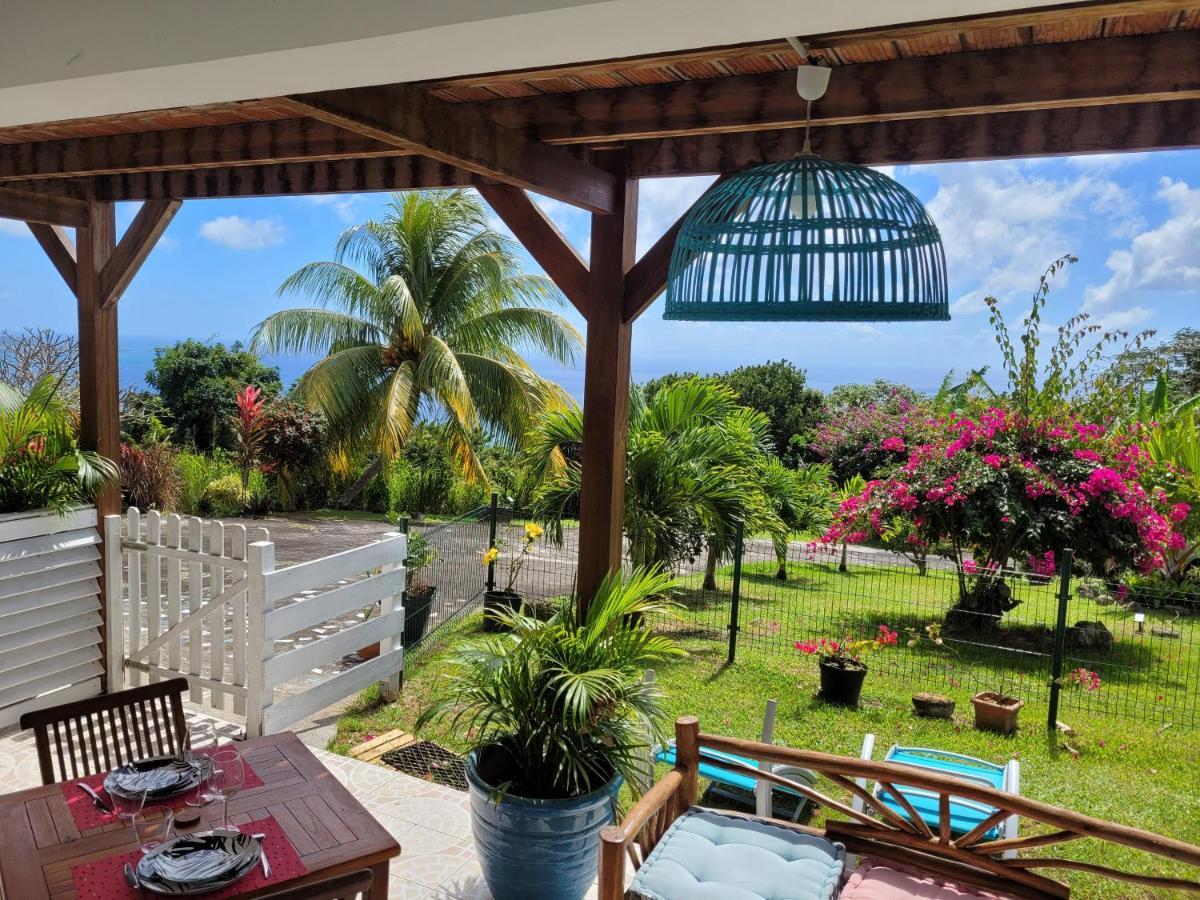 Appartement Prive Eco-Responsable, Vue Sur La Mer Des Caraibes Et Jardin Clos, Wifi, A 2Mn De La Plage แซ็งต์-ลูซ ภายนอก รูปภาพ