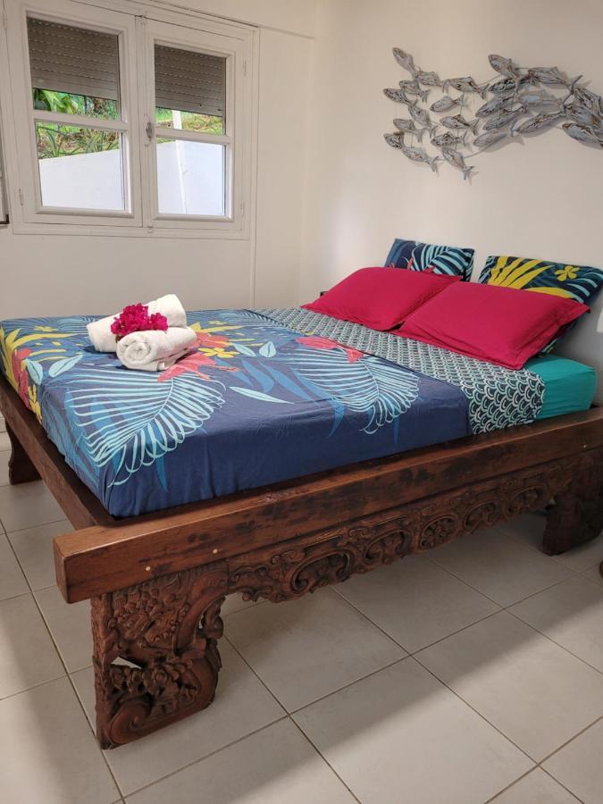 Appartement Prive Eco-Responsable, Vue Sur La Mer Des Caraibes Et Jardin Clos, Wifi, A 2Mn De La Plage แซ็งต์-ลูซ ภายนอก รูปภาพ