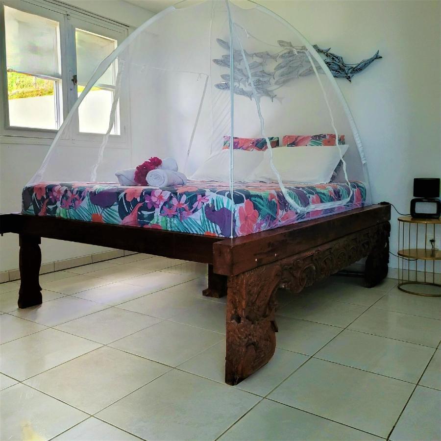 Appartement Prive Eco-Responsable, Vue Sur La Mer Des Caraibes Et Jardin Clos, Wifi, A 2Mn De La Plage แซ็งต์-ลูซ ภายนอก รูปภาพ